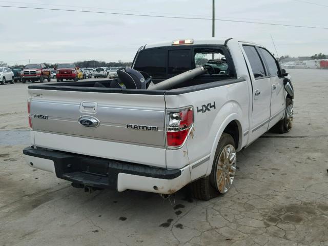 1FTFW1ETXBFC85050 - 2011 FORD F150 SUPER WHITE photo 4