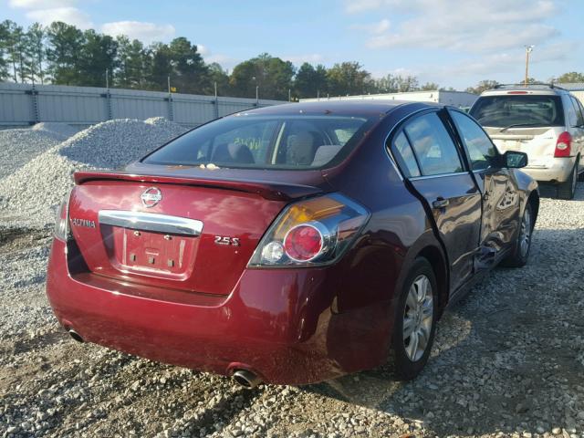 1N4AL2AP6CN501393 - 2012 NISSAN ALTIMA BAS RED photo 4