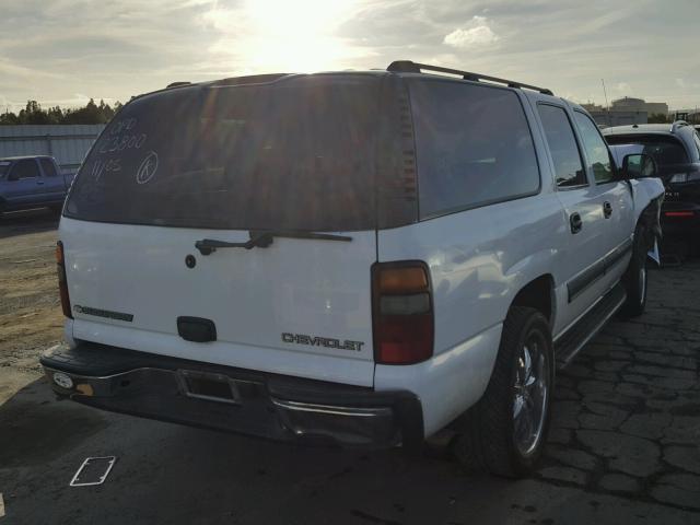 1GNEC16T03J107074 - 2003 CHEVROLET SUBURBAN C WHITE photo 4