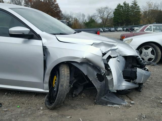 1VWAT7A36EC066147 - 2014 VOLKSWAGEN PASSAT S Արծաթագույն լուսանկար 9