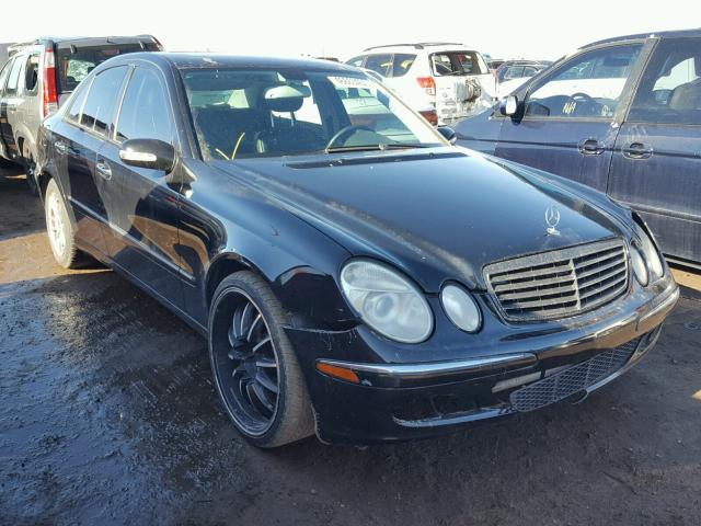 WDBUF65J74A391957 - 2004 MERCEDES-BENZ E BLACK photo 1