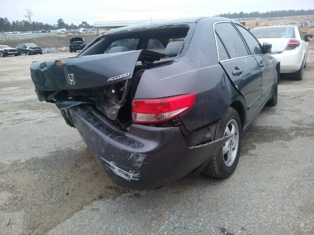 1HGCM56393A027729 - 2003 HONDA ACCORD LX SILVER photo 4