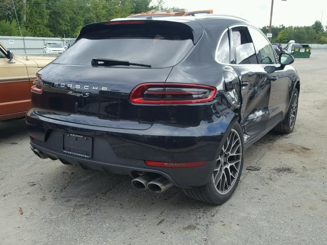 WP1AB2A59FLB41563 - 2015 PORSCHE MACAN S BLACK photo 4