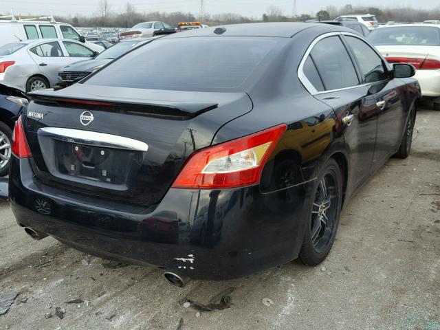 1N4AA5AP1BC808262 - 2011 NISSAN MAXIMA S BLACK photo 4