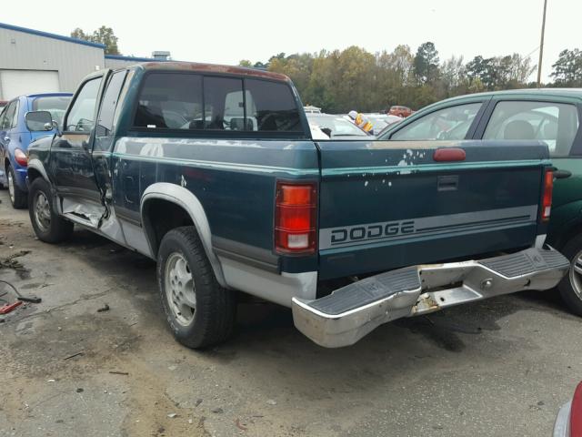 1B7GL23X6SS249839 - 1995 DODGE DAKOTA BROWN photo 3