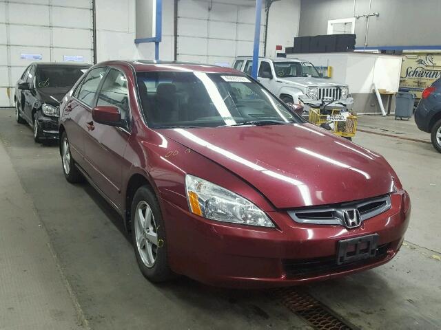 1HGCM56624A161638 - 2004 HONDA ACCORD EX MAROON photo 1