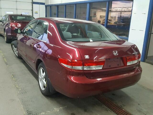 1HGCM56624A161638 - 2004 HONDA ACCORD EX MAROON photo 3