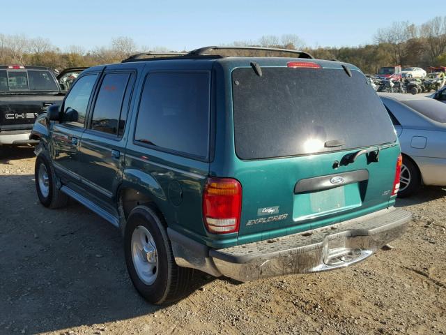 1FMZU34E3WZC25001 - 1998 FORD EXPLORER GREEN photo 3