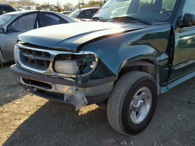 1FMZU34E3WZC25001 - 1998 FORD EXPLORER GREEN photo 9