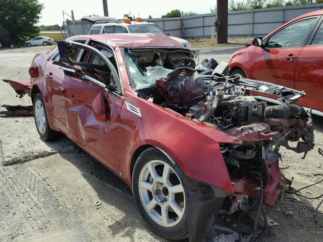 1G6DR57V980177537 - 2008 CADILLAC CTS HI FEA MAROON photo 1