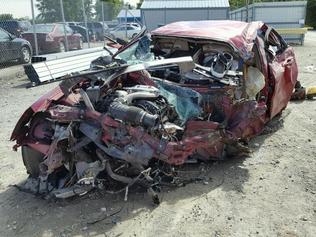 1G6DR57V980177537 - 2008 CADILLAC CTS HI FEA MAROON photo 2