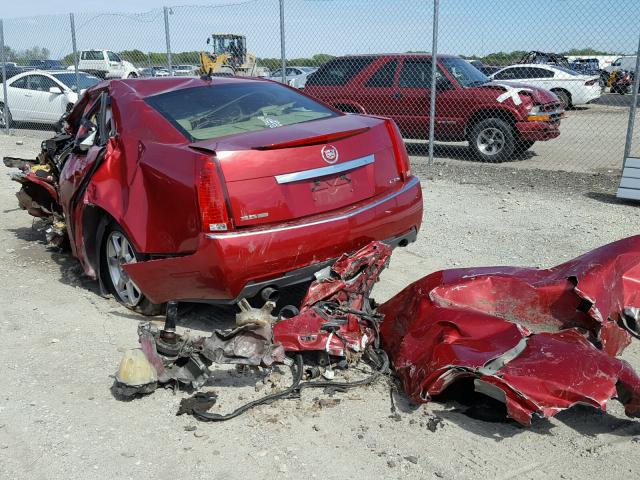 1G6DR57V980177537 - 2008 CADILLAC CTS HI FEA MAROON photo 3