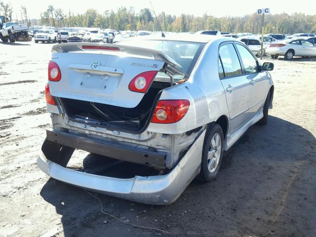 2T1BR32E97C830579 - 2007 TOYOTA COROLLA CE SILVER photo 4