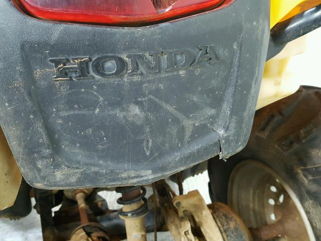 1HFTE340784100066 - 2008 HONDA TRX420 TM YELLOW photo 14