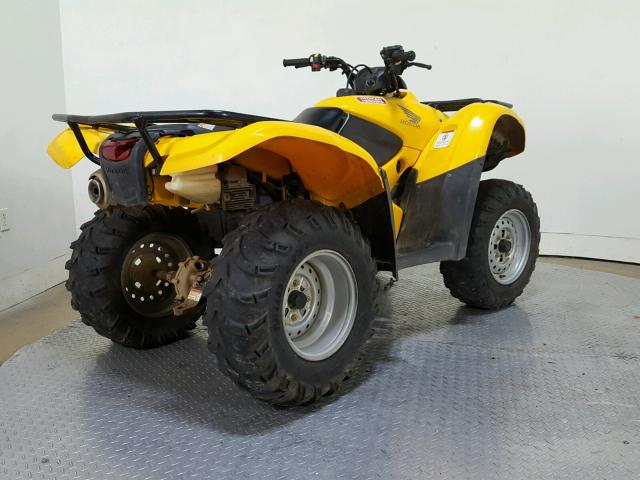 1HFTE340784100066 - 2008 HONDA TRX420 TM YELLOW photo 8