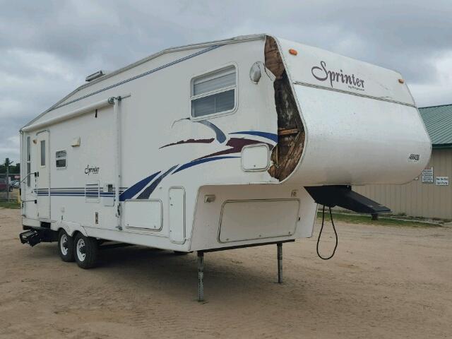 4YDF2762421203313 - 2002 KEYSTONE SPRINTER WHITE photo 1