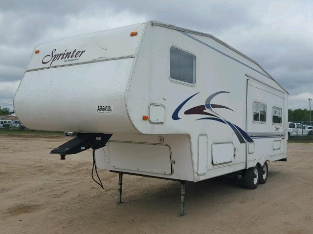 4YDF2762421203313 - 2002 KEYSTONE SPRINTER WHITE photo 2