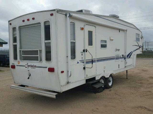 4YDF2762421203313 - 2002 KEYSTONE SPRINTER WHITE photo 4