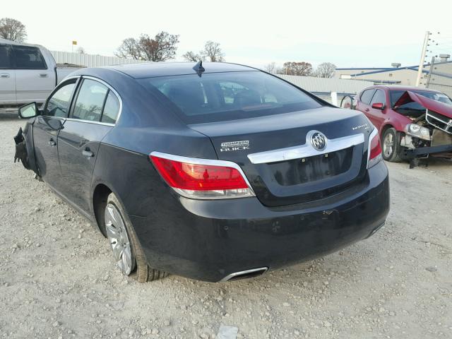 1G4GG5E3XCF251096 - 2012 BUICK LACROSSE P BLACK photo 3