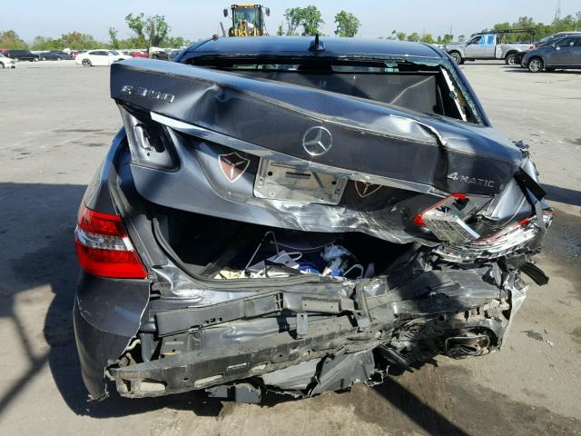 WDDHF8JB1CA519272 - 2012 MERCEDES-BENZ E CHARCOAL photo 9
