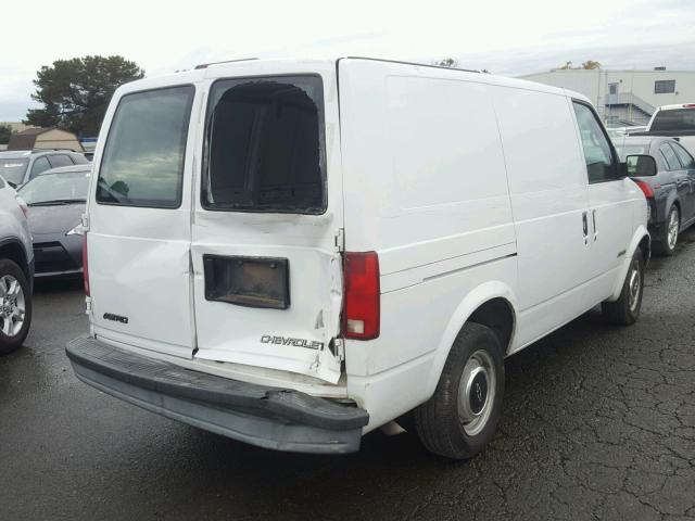 1GCDM19W5WB127133 - 1998 CHEVROLET ASTRO WHITE photo 4