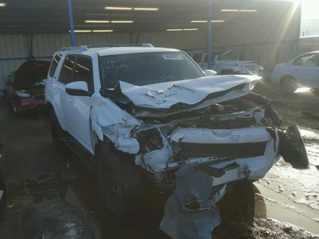 JTEBU5JR6G5371664 - 2016 TOYOTA 4RUNNER SR WHITE photo 1