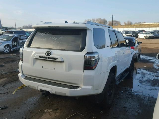 JTEBU5JR6G5371664 - 2016 TOYOTA 4RUNNER SR WHITE photo 4