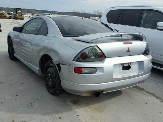 4A3AC54L2YE135313 - 2000 MITSUBISHI ECLIPSE GT SILVER photo 3