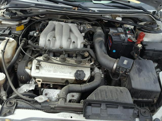 4A3AC54L2YE135313 - 2000 MITSUBISHI ECLIPSE GT SILVER photo 7