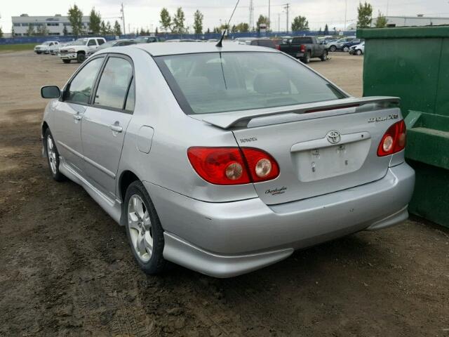 2T1BY32E35C846728 - 2005 TOYOTA COROLLA XR 银色 照片 3