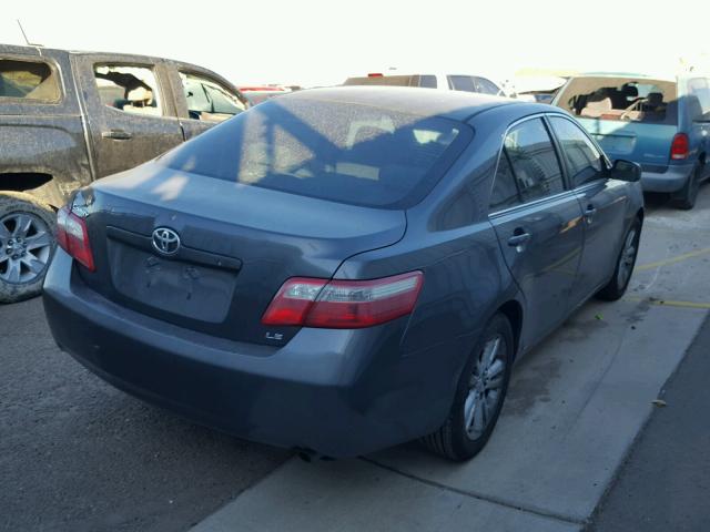 4T1BE46K07U050227 - 2007 TOYOTA CAMRY NEW GRAY photo 4