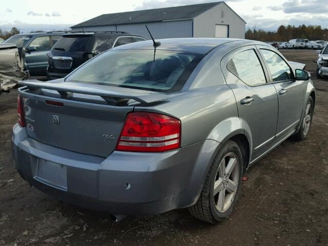 1B3LC76M08N538513 - 2008 DODGE AVENGER R/ GRAY photo 4