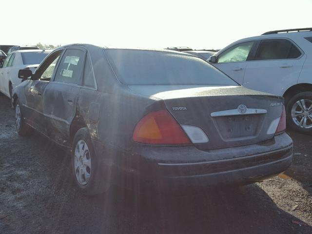 4T1BF28B01U127846 - 2001 TOYOTA AVALON XL BLACK photo 3