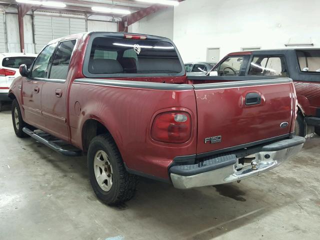 1FTRW07613KD24194 - 2003 FORD F150 SUPER RED photo 3