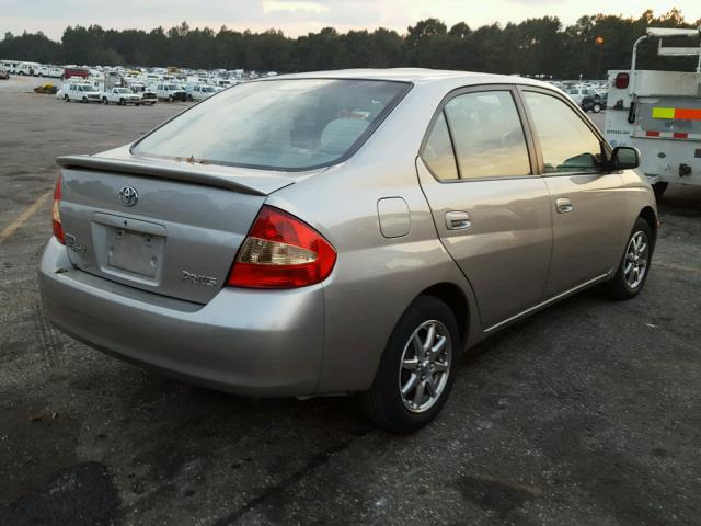 JT2BK18U120068979 - 2002 TOYOTA PRIUS SILVER photo 4