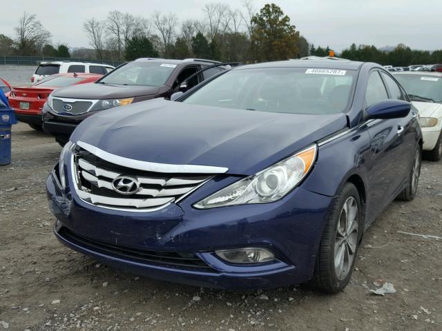 5NPEC4AB7DH631535 - 2013 HYUNDAI SONATA SE PURPLE photo 2