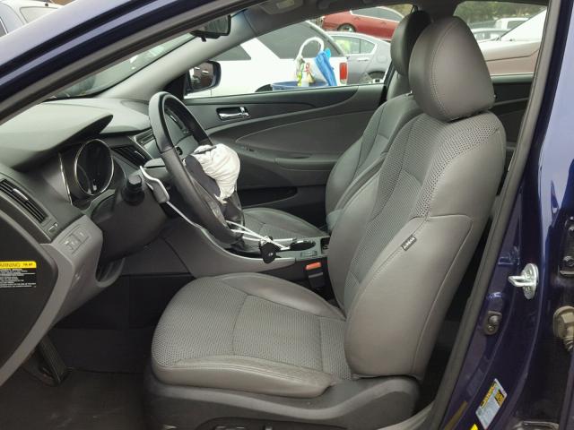 5NPEC4AB7DH631535 - 2013 HYUNDAI SONATA SE PURPLE photo 5