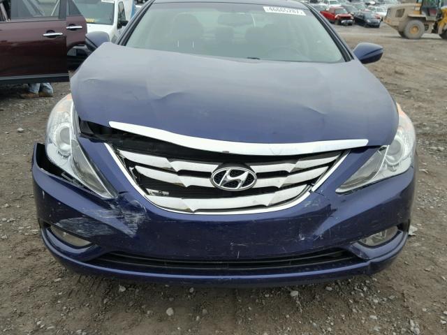 5NPEC4AB7DH631535 - 2013 HYUNDAI SONATA SE PURPLE photo 9