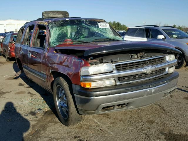 1GNEK13T81J300996 - 2001 CHEVROLET TAHOE K150 RED photo 1