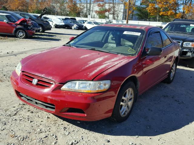 1HGCG22562A016571 - 2002 HONDA ACCORD EX RED photo 2