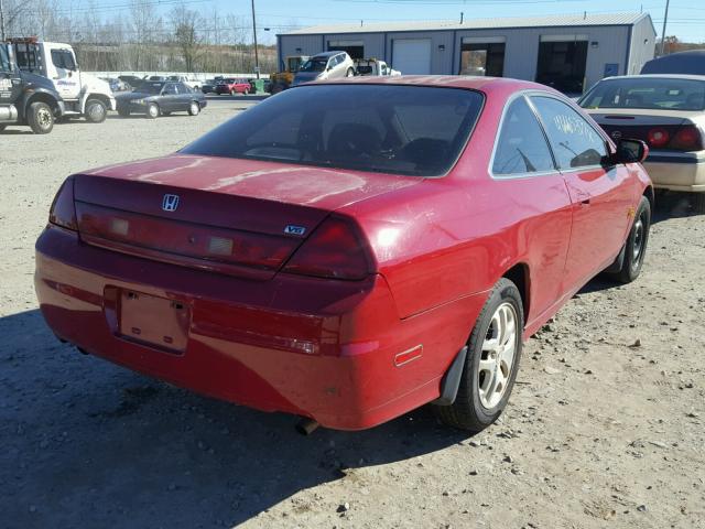 1HGCG22562A016571 - 2002 HONDA ACCORD EX RED photo 4