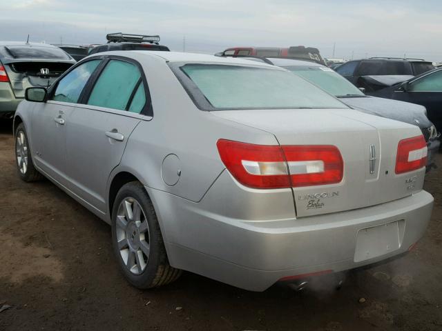 3LNHM28T47R636119 - 2007 LINCOLN MKZ ვერცხლისფერი ფოტო 3