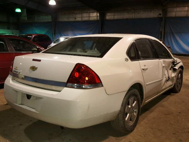 2G1WT58N379147632 - 2007 CHEVROLET IMPALA LT WHITE photo 4