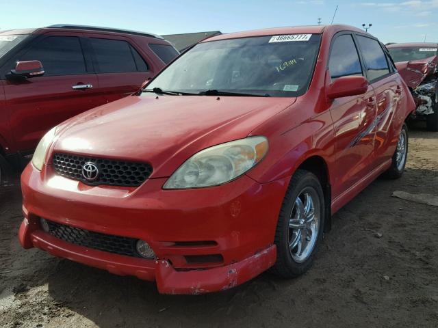 2T1LR32E83C090926 - 2003 TOYOTA COROLLA MA RED photo 2