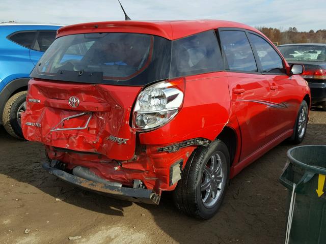 2T1LR32E83C090926 - 2003 TOYOTA COROLLA MA RED photo 4