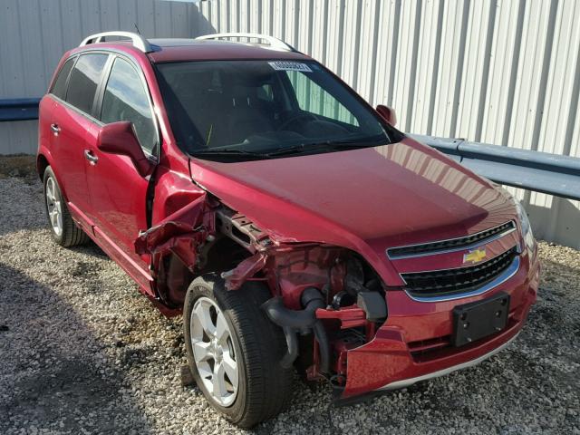 3GNAL3EK2ES616443 - 2014 CHEVROLET CAPTIVA LT MAROON photo 1