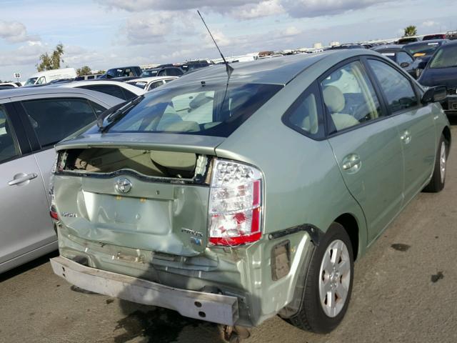 JTDKB20U183300934 - 2008 TOYOTA PRIUS GREEN photo 4