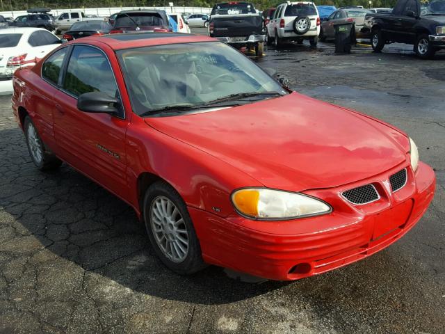 1G2NE12E6XM761886 - 1999 PONTIAC GRAND AM S წითელი ფოტო 1