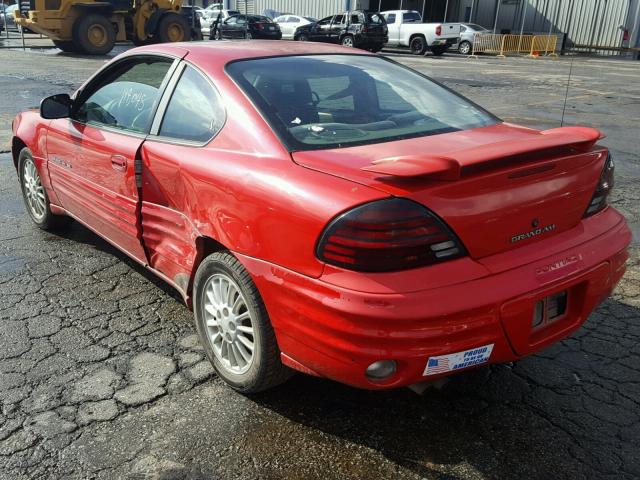 1G2NE12E6XM761886 - 1999 PONTIAC GRAND AM S წითელი ფოტო 3