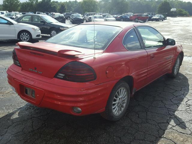 1G2NE12E6XM761886 - 1999 PONTIAC GRAND AM S წითელი ფოტო 4